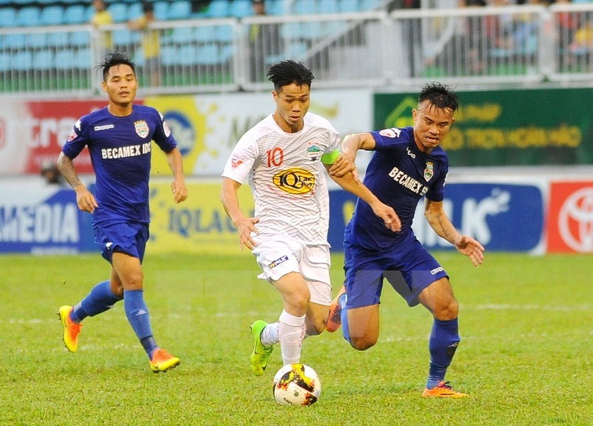 HAGL đã dạn dày hơn rất nhiều ở sân chơi V-League hagl vs binh duong, vleague 2018, lich thi dau vleague, cong phuong, xuan truong