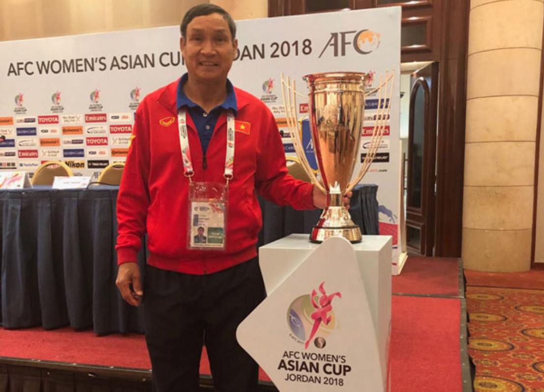 hlv mai duc chung, dt nu viet nam, asian cup 2018
