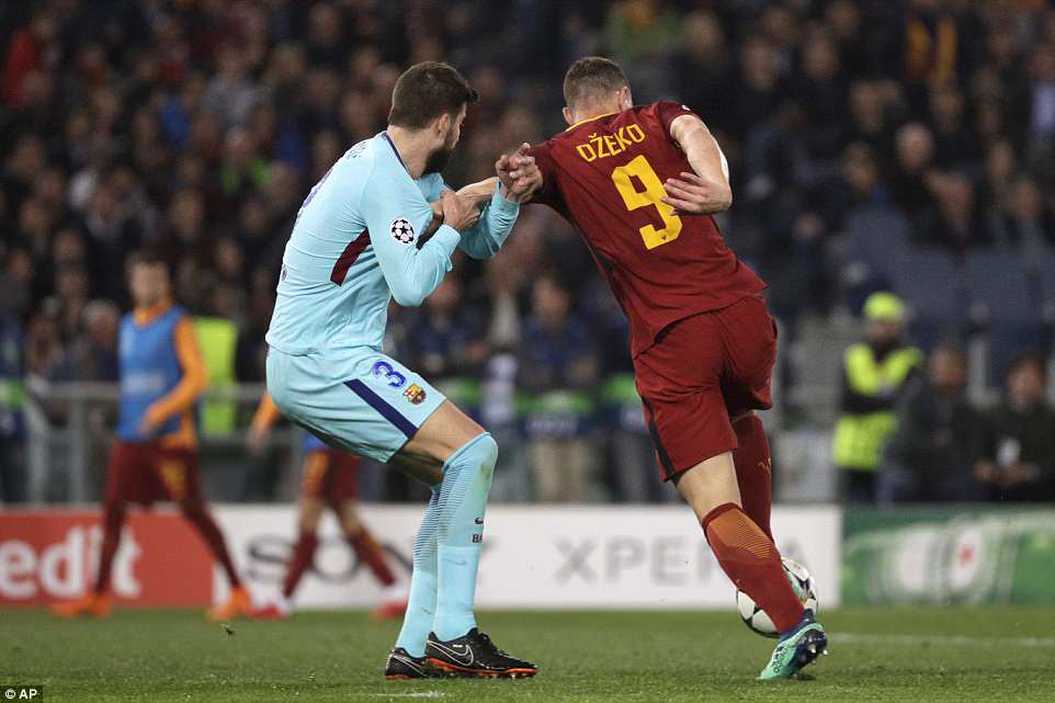 Roma 3-0 Barca, Messi, Barcelona, Champions League, Roma