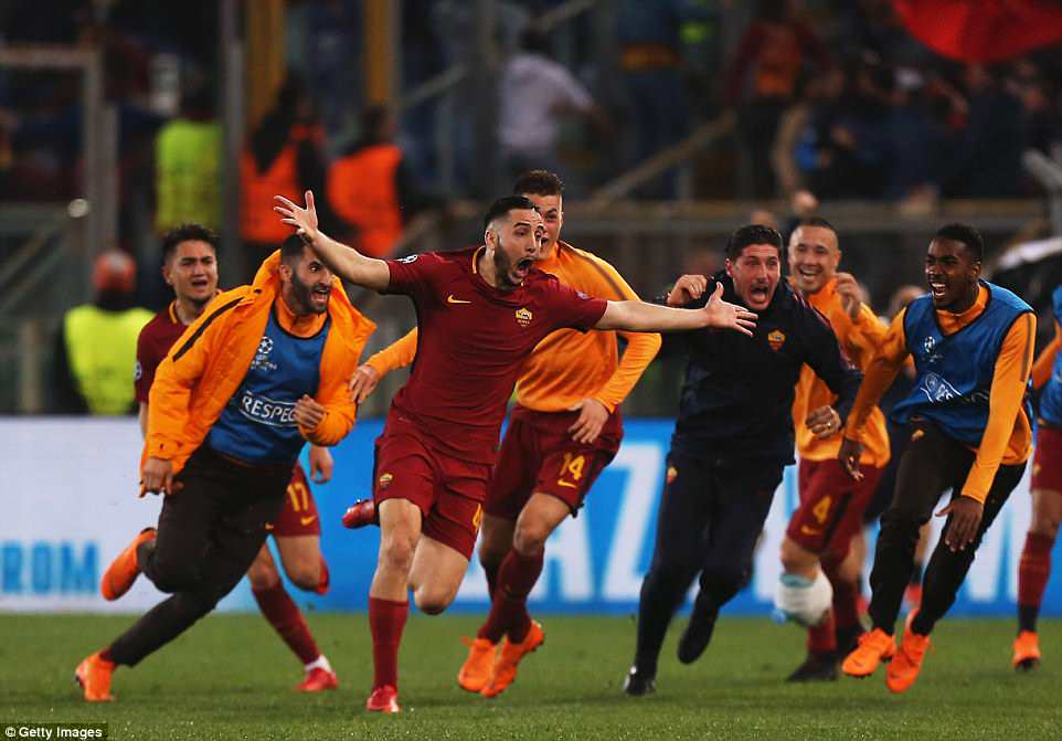 Roma 3-0 Barca, Messi, Barcelona, Champions League, Roma
