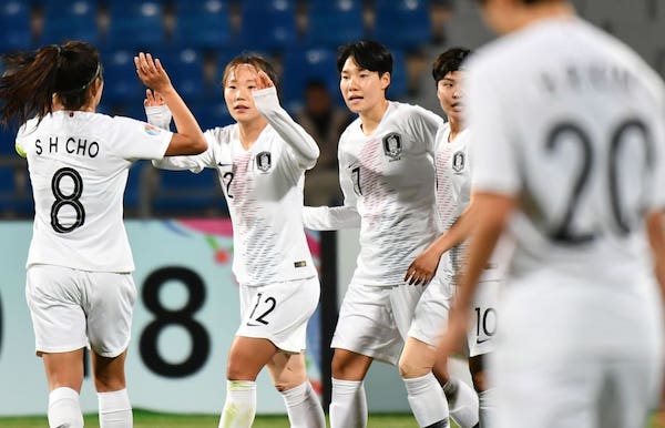 Nữ Hàn Quốc giành vé dự World Cup 2019 tại Pháp ket qua bong da, kqbd, kqbd hom nay, han quoc