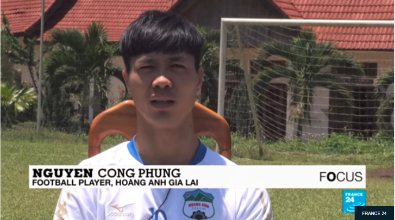 cong phuong, hagl, vleague, france 24, xuan truong