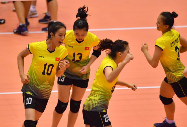 bong chuyen nu, u19 chau a, u19 bong chuyen
