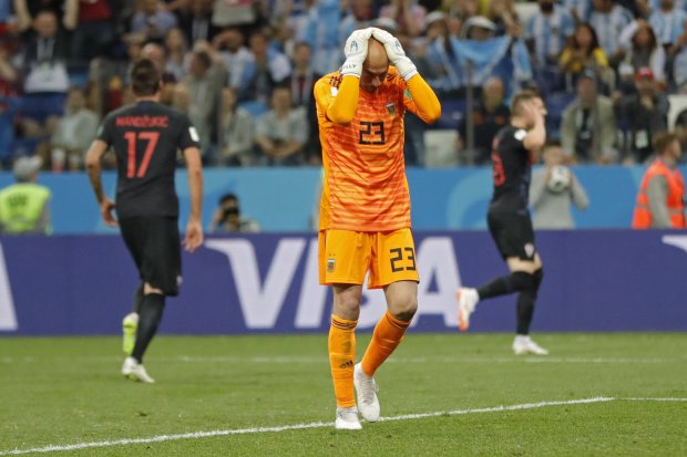 Argentina 0-3 Croatia, messi, caballero, world cup 2018