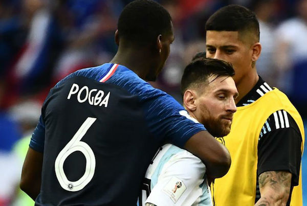 Pháp 4-3 Argentina, Pogba, Messi, world cup 2018