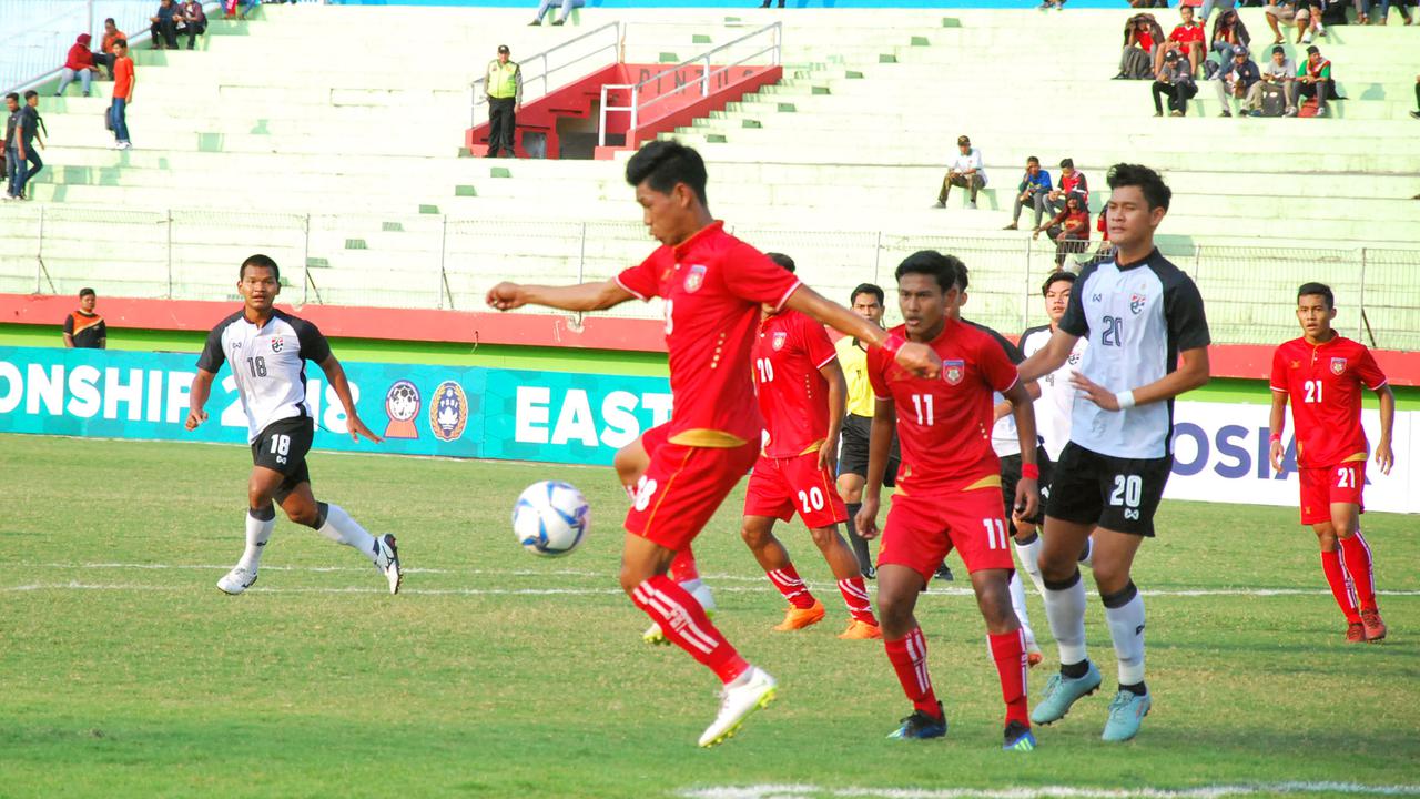 u19 dong nam a, u19 myanmar, u19 thai lan, hlv myanmar, chung ket u19 dna