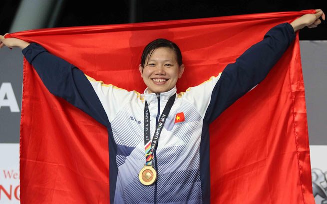 Asiad 2018, đoàn TTVN, HCV asiad, ánh viên, xuân vinh, thu thảo