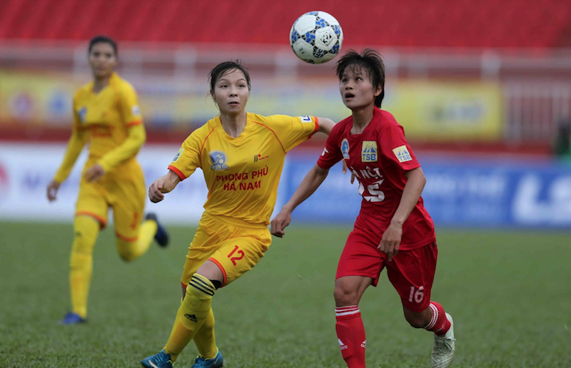 giải vđqg nữ, pp ha nam vs ha noi, tp.hcm vs tks viet nam