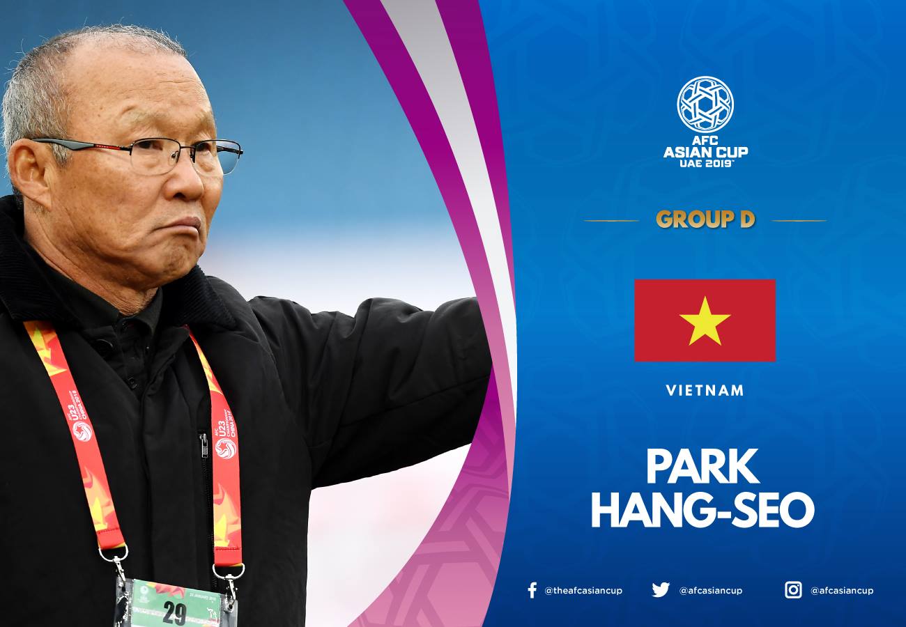 Asian Cup 2019, hlv park hang seo, viet nam, iran, iraq, yemen