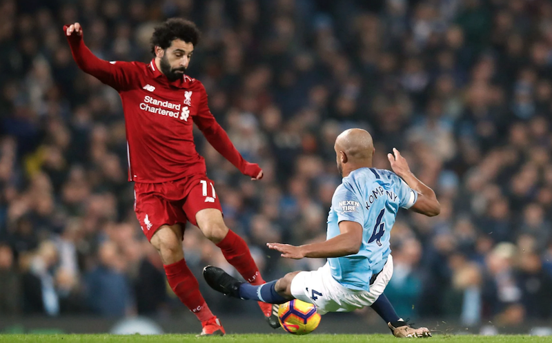 Ngoại hạng Anh, Kompany, Man City, Liverpool, Salah
