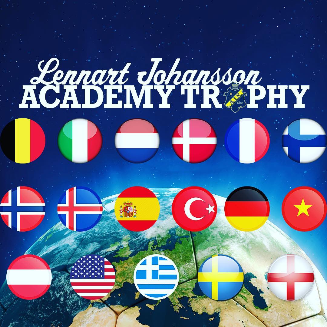 u13 pvf, atletico madrid, giải lennart johansson Trophy 2019