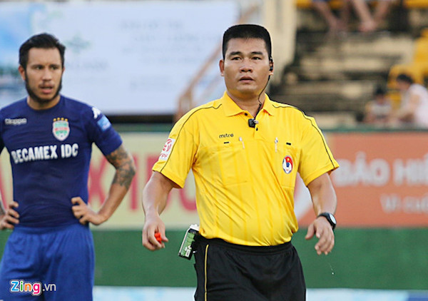 vleague, trong tai cong khanh, vff, ban trong tai