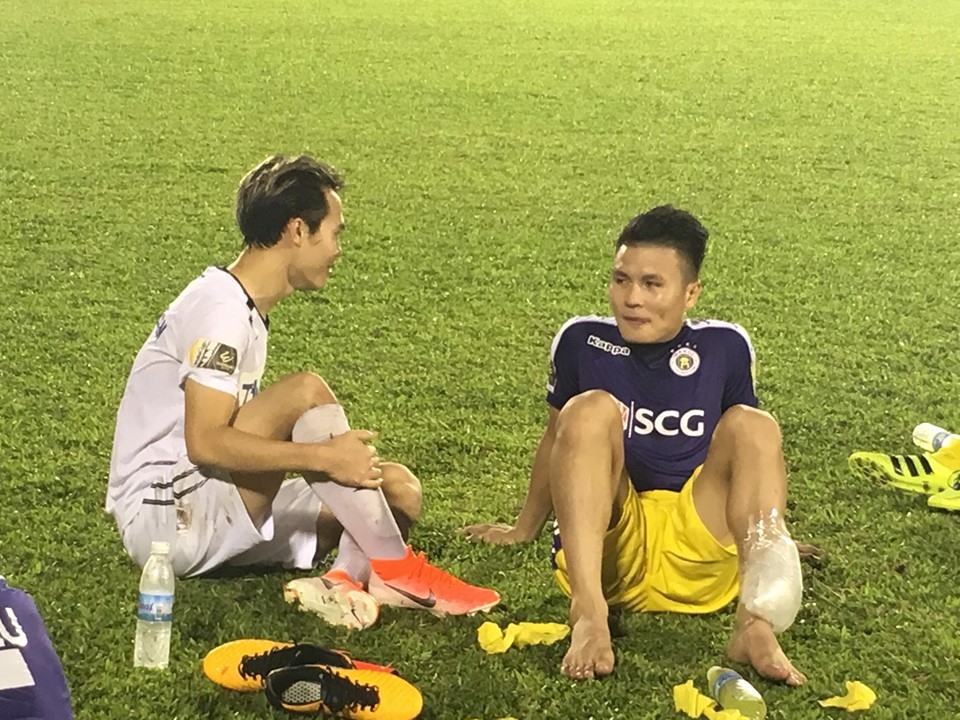 hagl, hà nội, hagl vs ha noi, quang hai, dinh trong, vleague