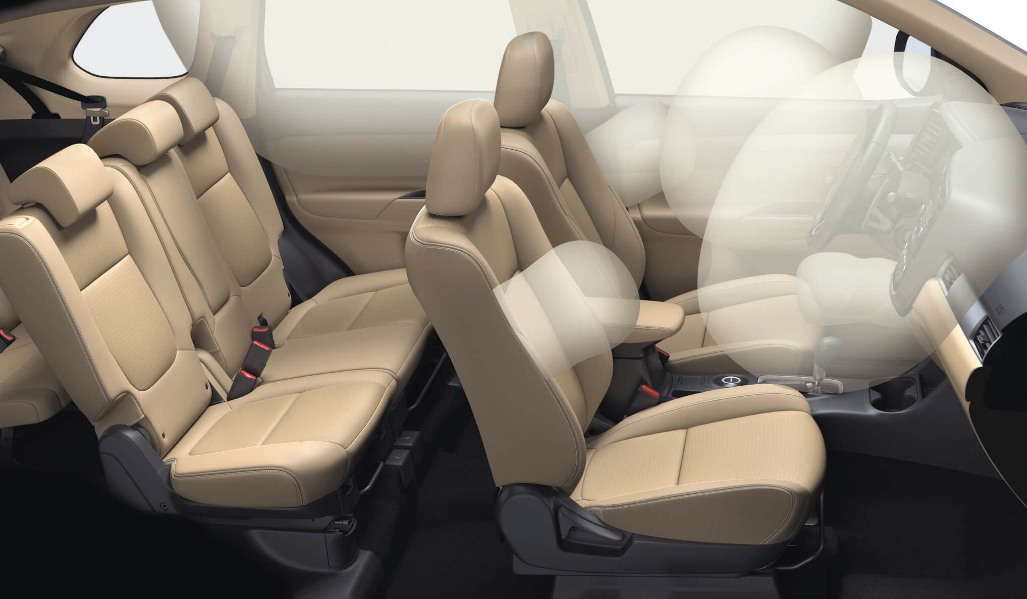 Túi khí an toàn trên Mitsubishi Outlander