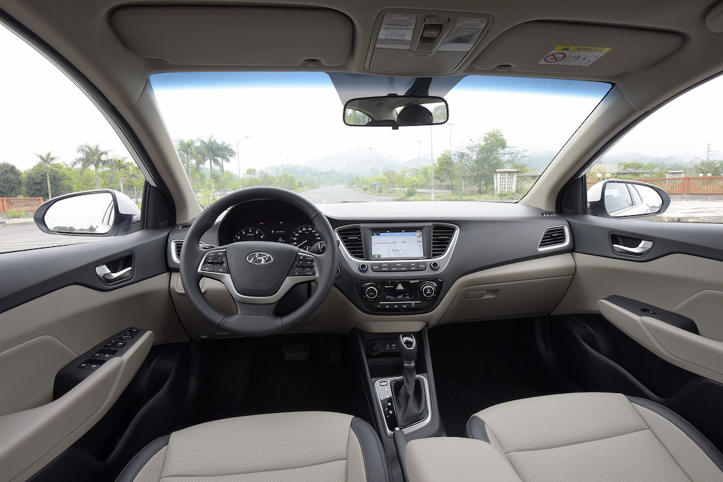 Nội thất Hyundai Accent 2020