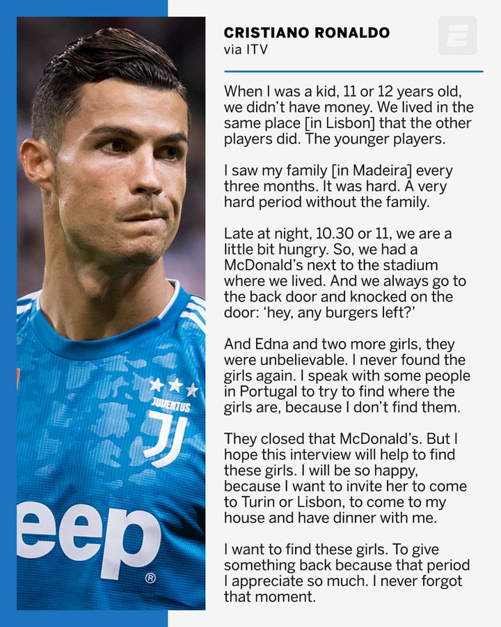 chia se cua Ronaldo