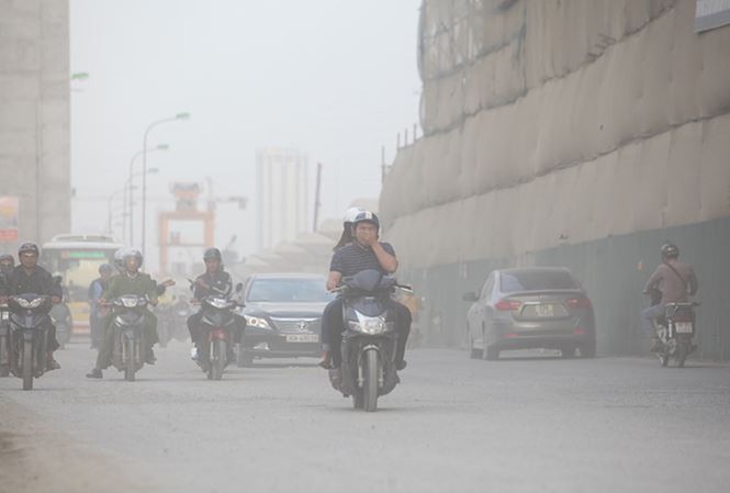 ha noi o nhiem khong khi