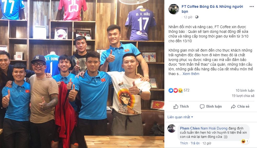 ft coffee thong bao tam dong cua