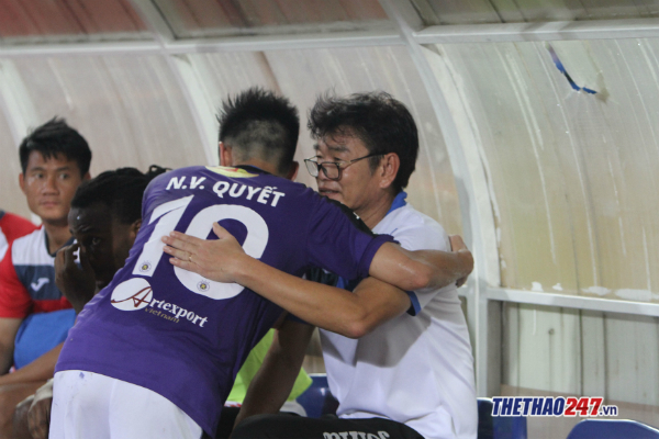 HLV Phan Thanh Hùng, Hà nội 4-1 quảng ninh, họp báo, phỏng vấn