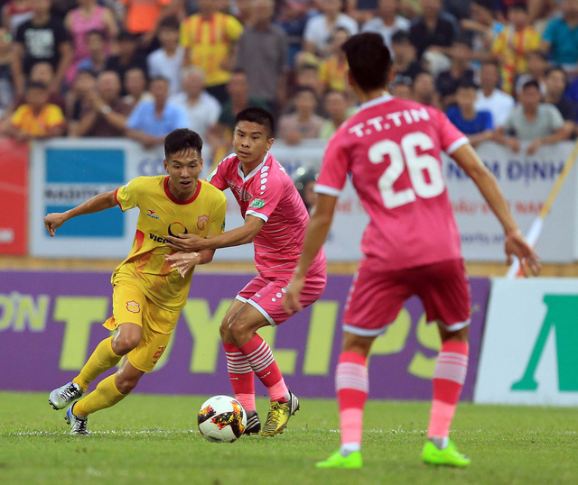 truc tiep sai gon vs nam dinh