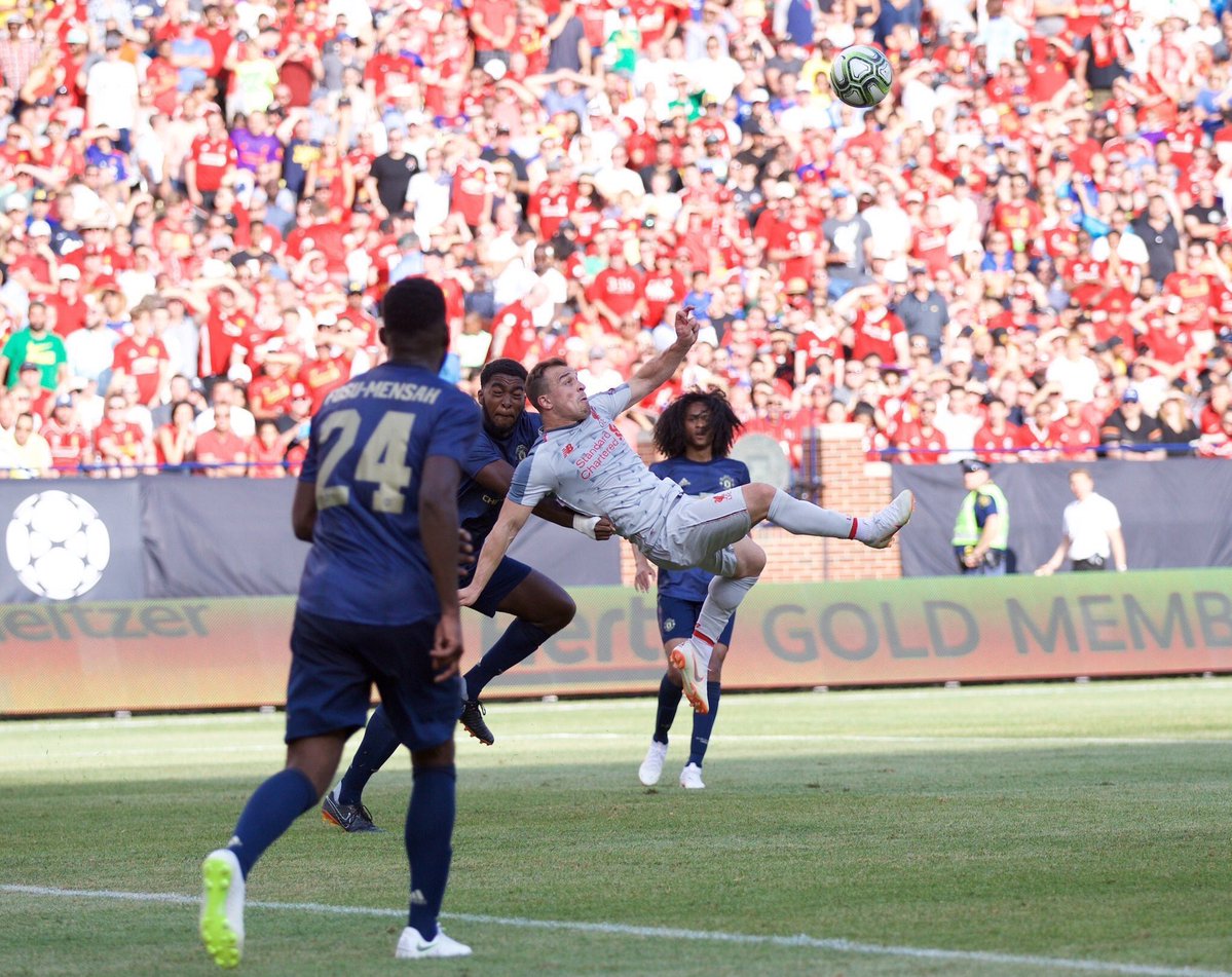 Shaqiri đã tỏa sáng khiến HLV Klopp khen nức lời. shaqiri , liverpool 4-1 man utd