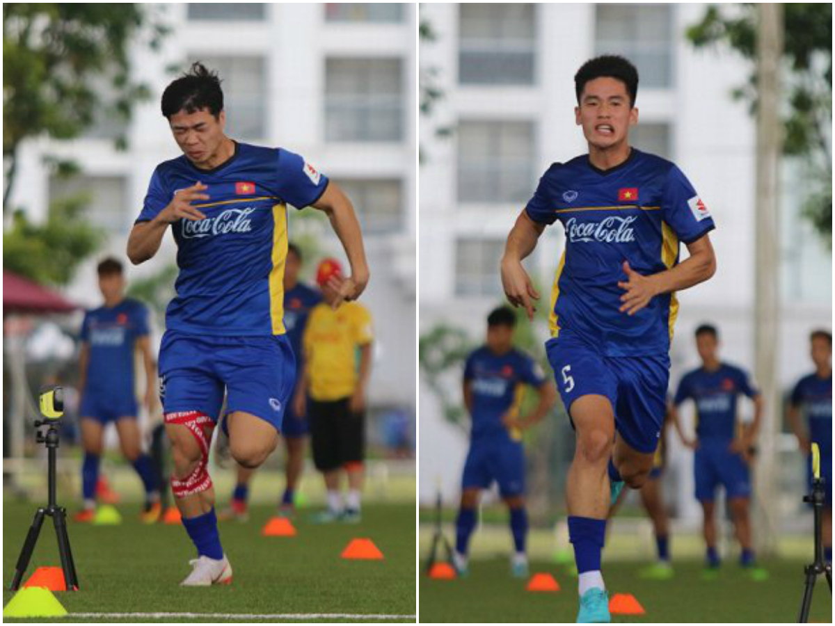 Công Phượng, Văn Sơn chạy bứt tốc nhanh nhất Olympic Việt Nam. cong phuong, le van son chay nhanh nhat viet nam