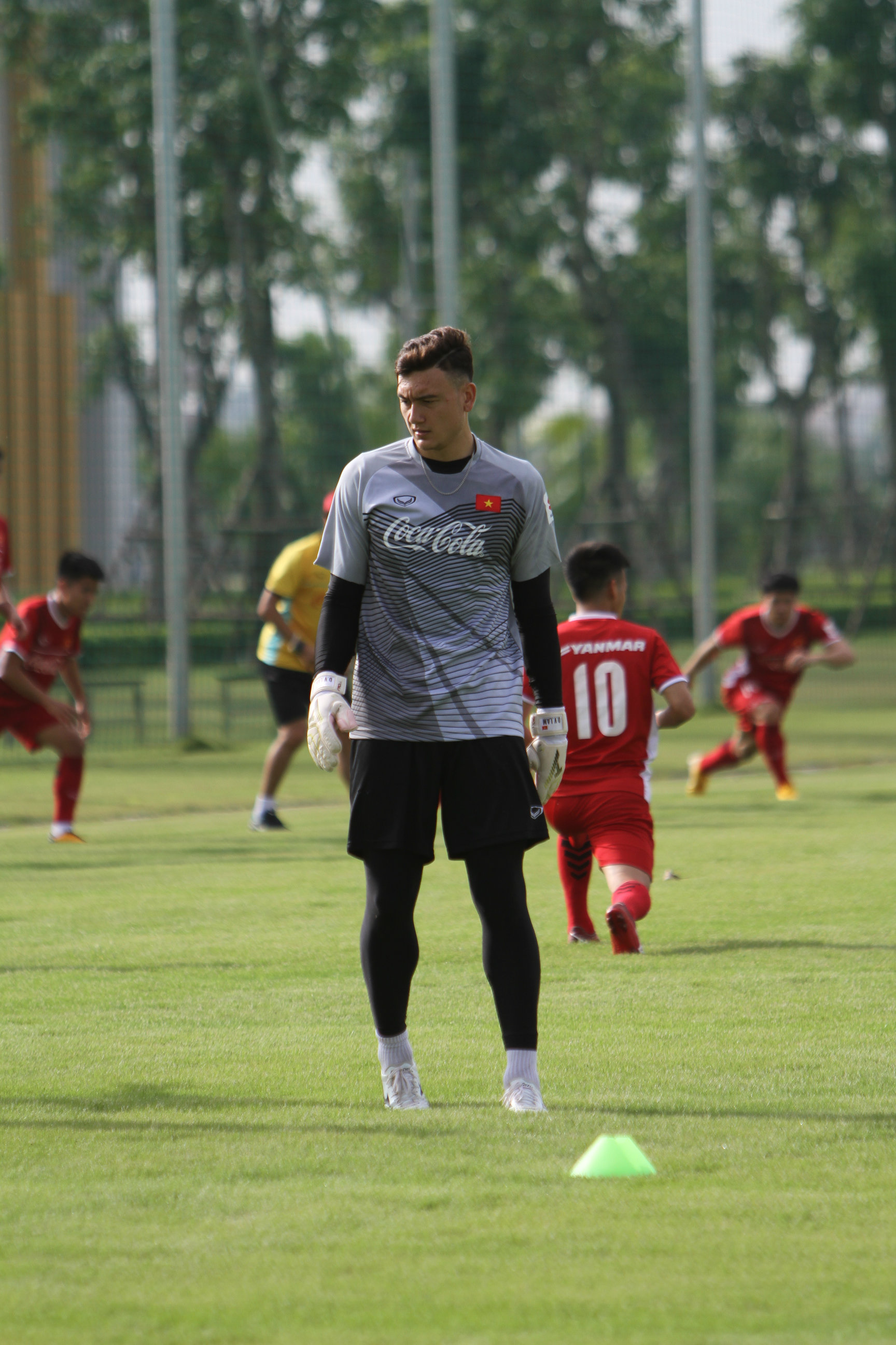 dang van lam, bui tien dung tap luyen