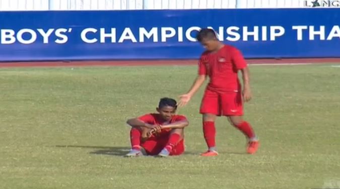u15 indonesia vs u15 dong timor 