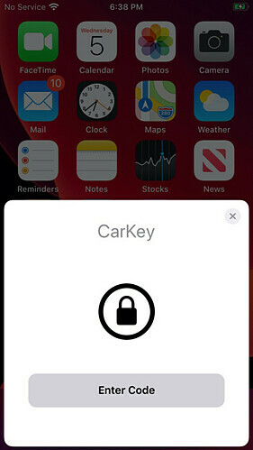 Tính năng carkey trên iphone
