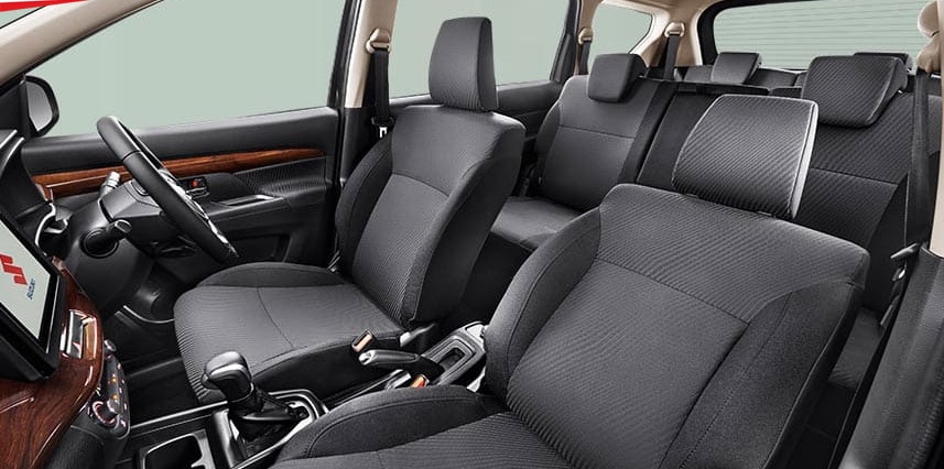Hệ thông ghế ngồi trên Suzuki Ertiga 2020