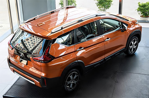 Ngoại hình của Xpander Cross có phần off-road hơn bản thường