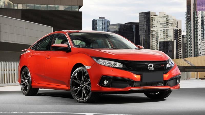 Honda Civic RS màu đỏ