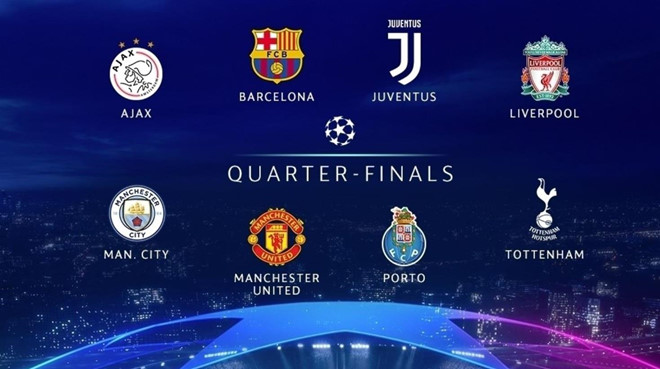 bốc thăm Cup C1, bốc thăm Champions League, Champions League, Premier League, La Liga, Serie A, vòng tứ kết Champions League 