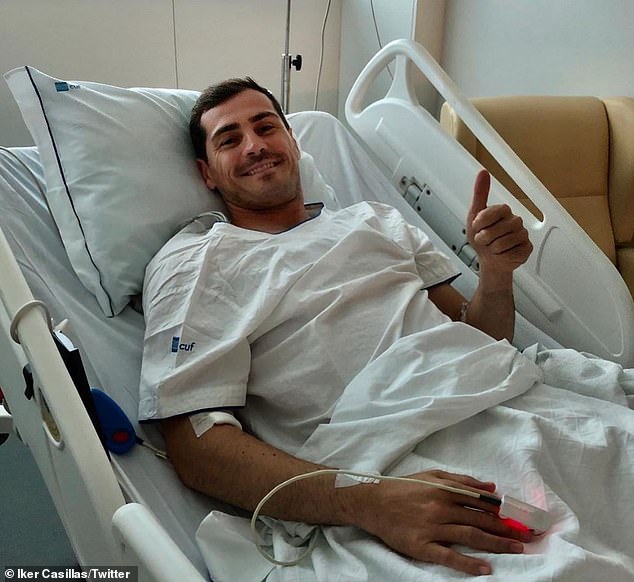 casillas ngất xỉu, casillas đau tim, casillas tỉnh lại, casillas, real madrid, porto, casillas real madrid, casillas porto