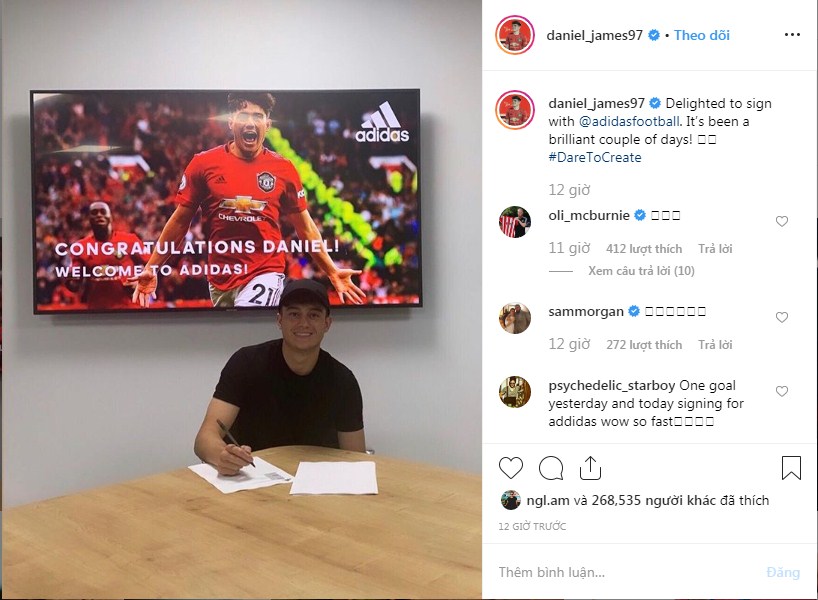 Tân binh MU, Daniel James, MU, Chelsea, Adidas, MU vs Chelsea, kết quả MU vs Chelsea