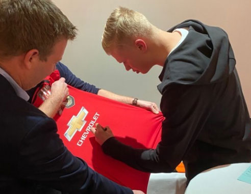 Haaland, thần đồng na uy, MU, chuyển nhượng MU, Champions League, MU mua Haaland