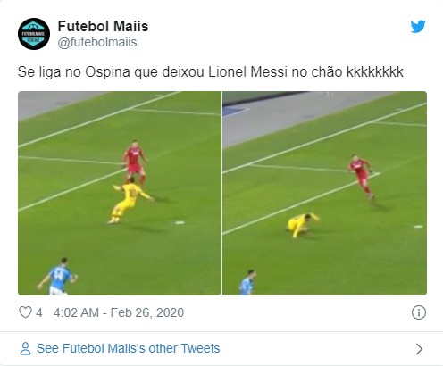 napoli vs barca, champions league, kết quả napoli vs barca, messi, ospina