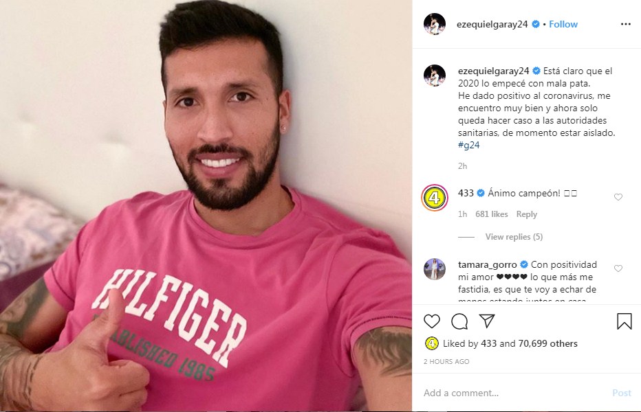 corona, covid-19, garay, la liga