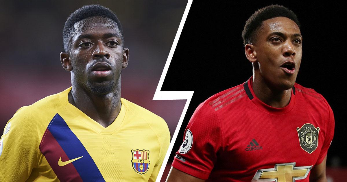 MU, Barca, dembele, Martial, chuyển nhượng MU