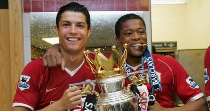 Ronaldo, MU, Evra, Real