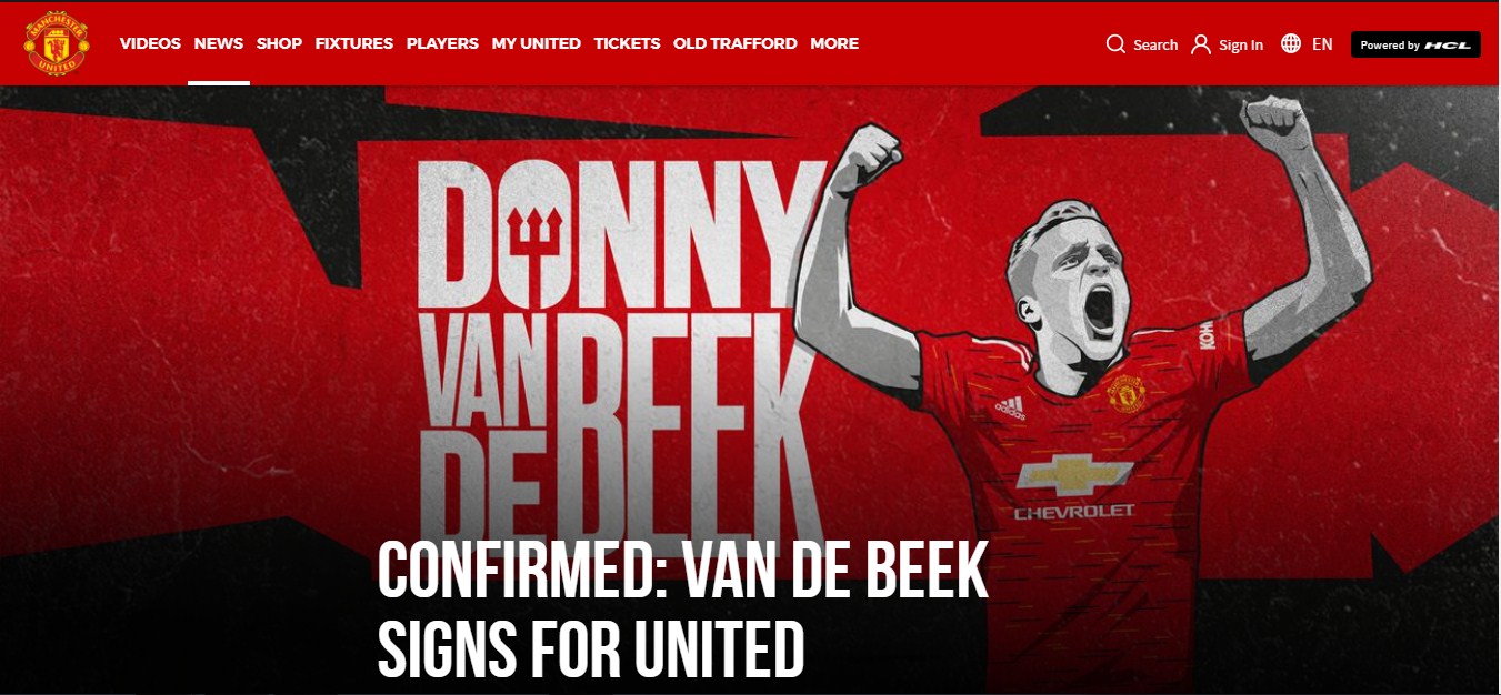 MU, chuyển nhượng MU, Van de Beek