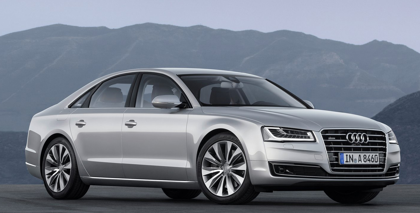 Audi A8 là mẫu xe được chế tạo gần như hoàn toàn từ nhôm