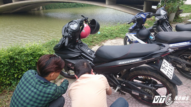 Chiếc xe máy Exciter của anh Xuân Anh mua tại cửa hàng xe máy Hùng Đạt với giá gần 53 triệu đồng.