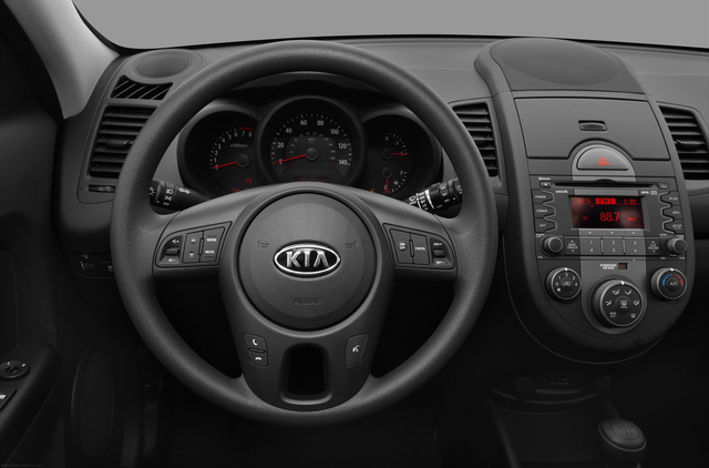 Nội thất chiếc Kia Soul.