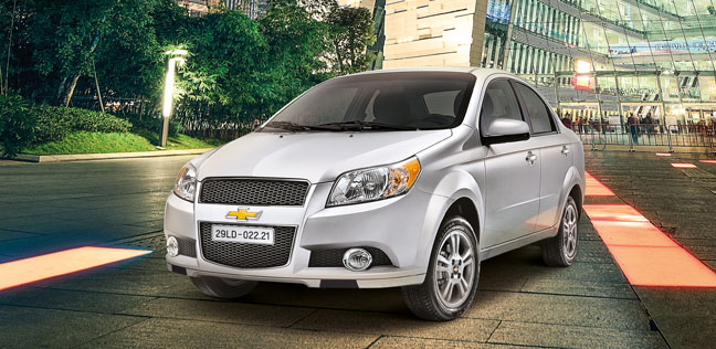Mẫu sedan Chervolet Aveo LT chỉ 459 triệu đồng.
