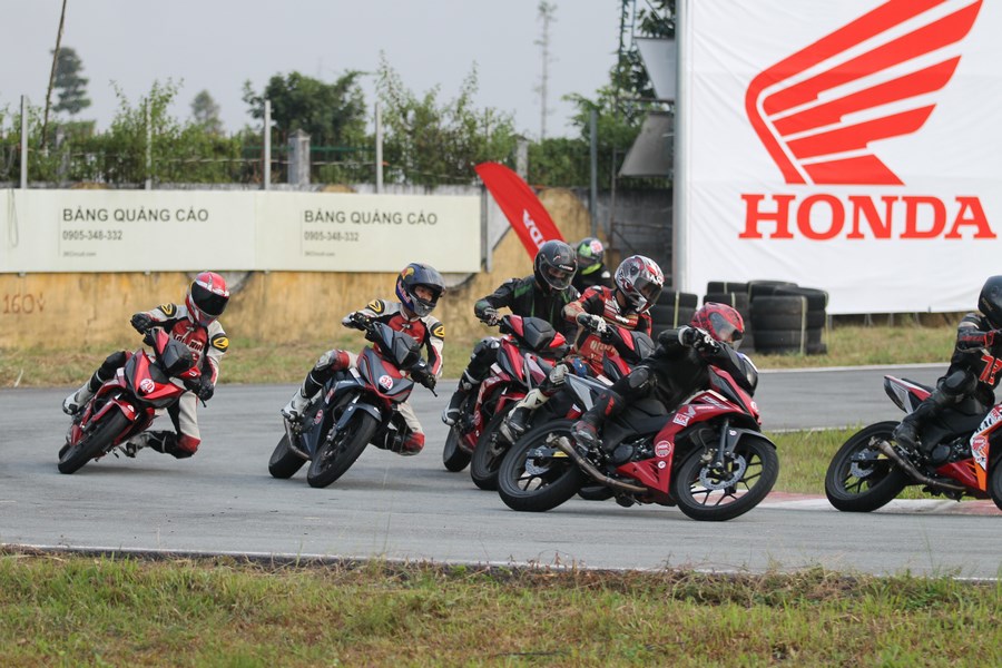 Hình ảnh hạng mục Winner 150 trong một chặng thi đấu mùa giải 2017