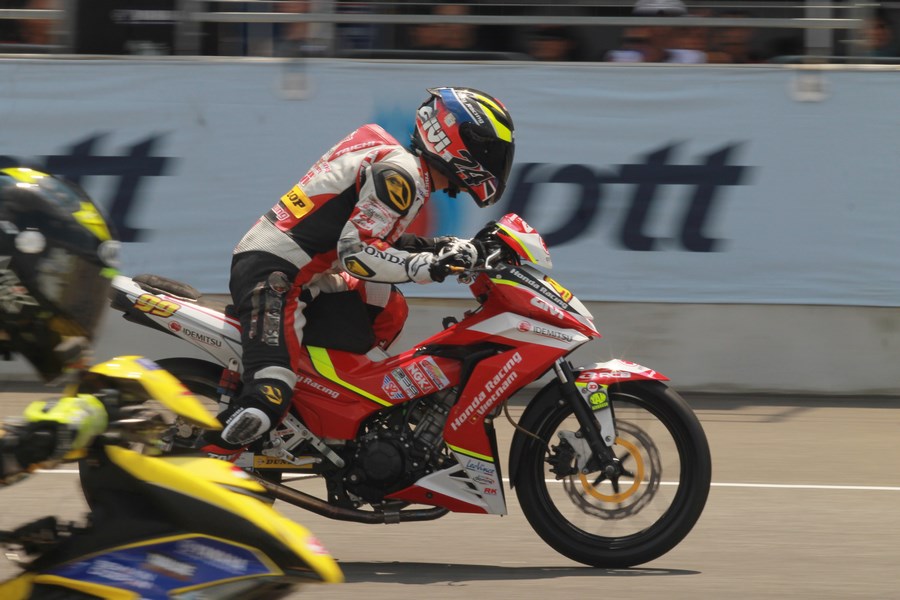 Nguyễn Vũ Than tại chặng 1 ARRC 2018
