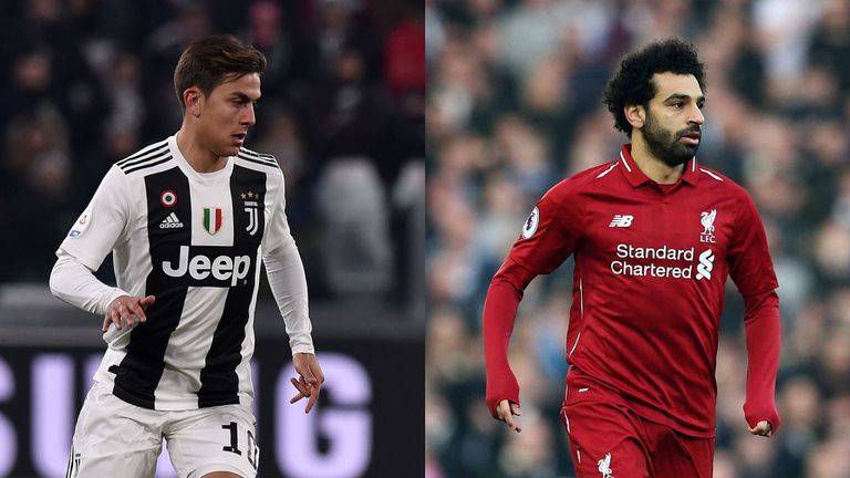 Juventus, Ronaldo, Dybala, Salah, Liverpool