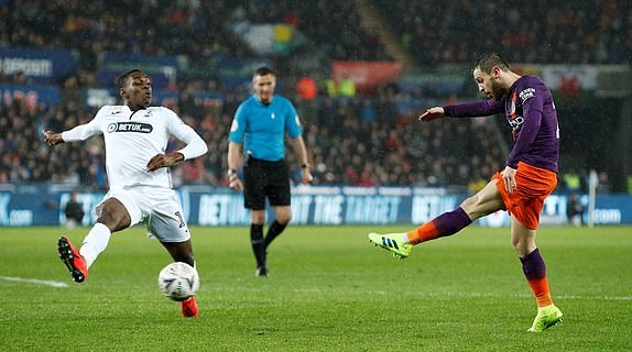 kết quả Swansea vs Man City, tỉ số Swansea vs Man City, video bàn thắng Swansea vs Man City, Swansea vs Man City, Swansea, Man City