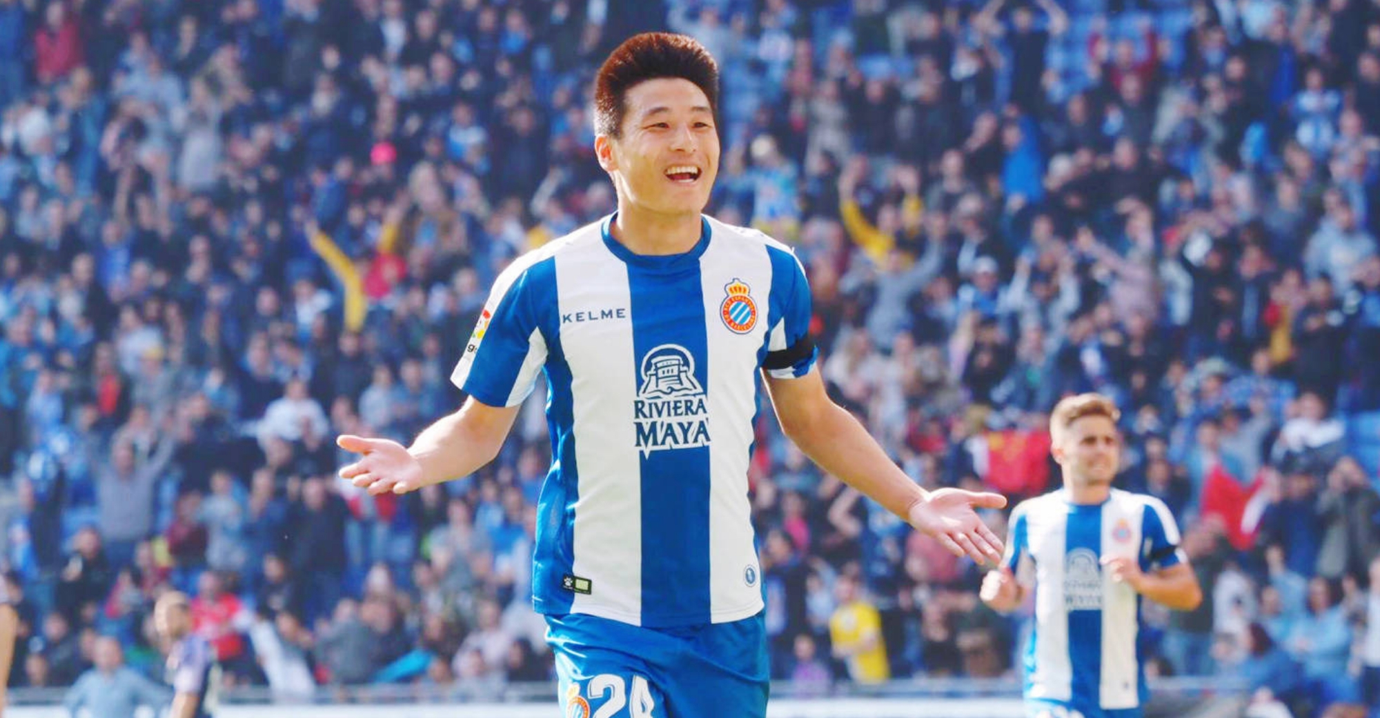 messi, wu lei, la liga, barcelona, espanyol, derby catalan